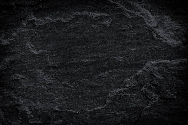 istock black stone natural background, dark grey slate 1250921887