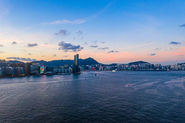 istock Hong Kong Famous sunset View 1250922021