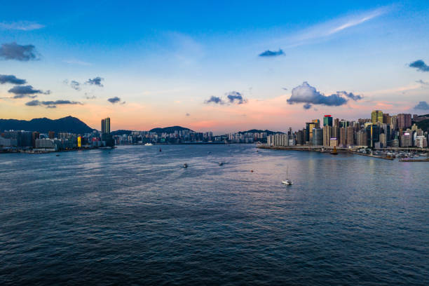 istock Hong Kong Famous sunset View 1250922022
