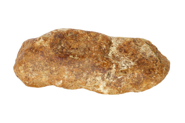 istock Nature stone isolated on a white background 1250922066
