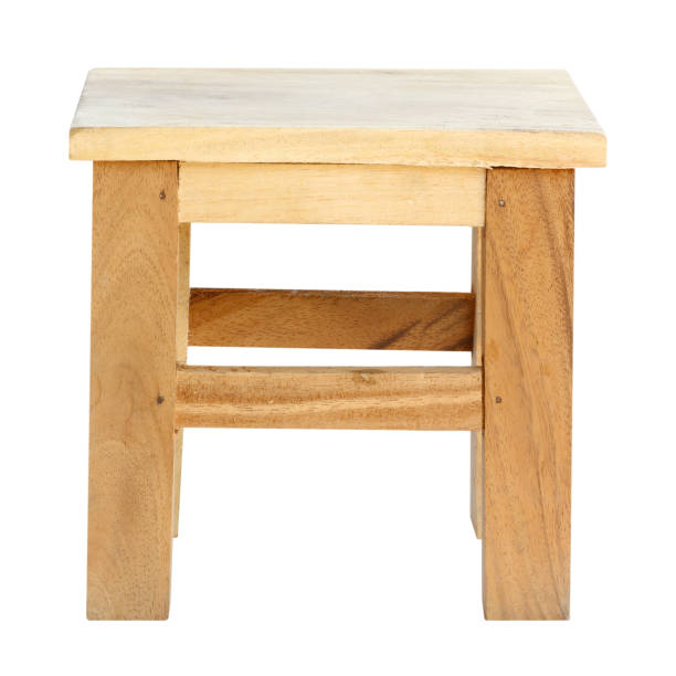 A yellow stool in a café
