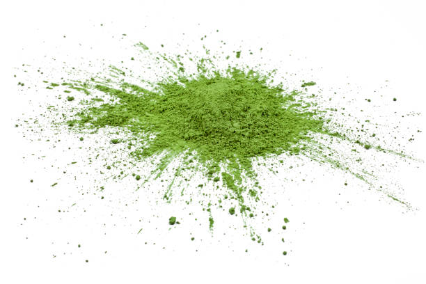 istock Splash of powdered matcha 1250928053