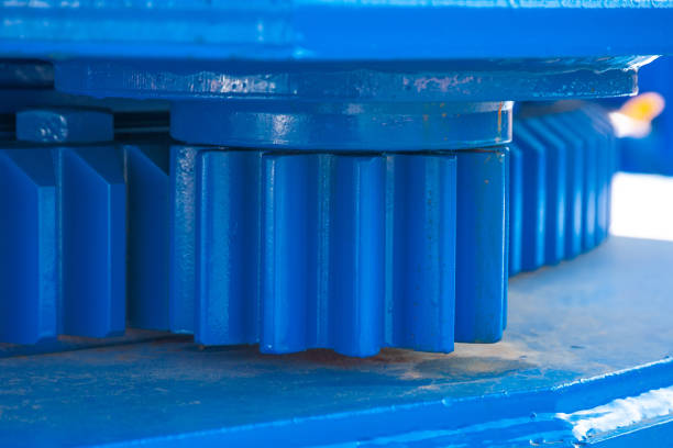 Gear mechanism of a crane
