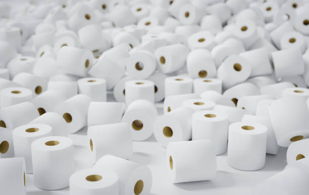 istock Hundreds of toilet rolls 1250929124