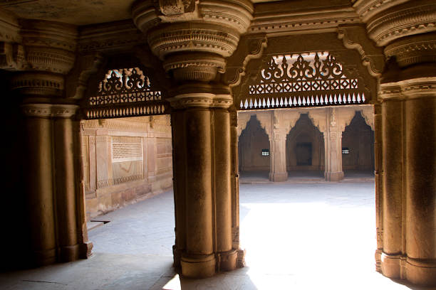 istock Interior Corridor at Gwalior Fort 1250935042