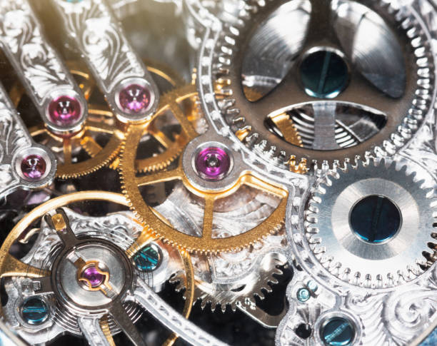 istock Complexity and intricacy on show in an ornate skeleton watch 1250944269