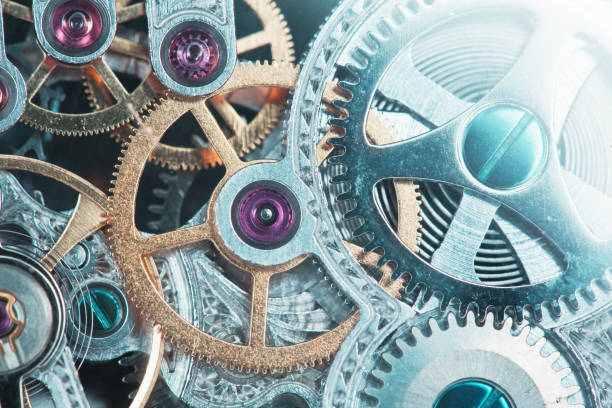 istock Complexity and intricacy on show in an ornate skeleton watch 1250946569