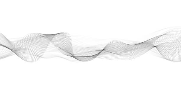 抽象的な流れるバナー - swirl abstract smoke backgrounds点のイラスト素材／クリップアート素材／マンガ素材／アイコン素材