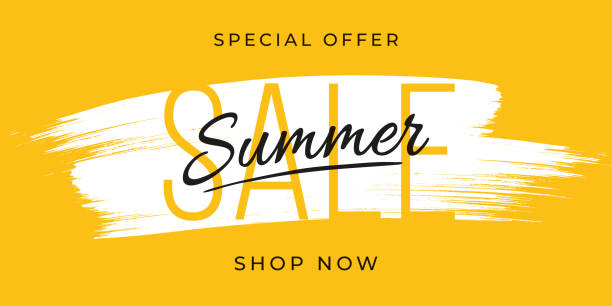 Summer Sale design for advertising, banners, leaflets and flyers. Summer Sale design for advertising, banners, leaflets and flyers. Stock illustration holiday email templates stock illustrations