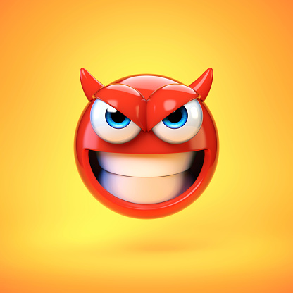 3d render, set of round colorful face icons with different emotions and facial expressions, isolated on white background. Sick shock anger