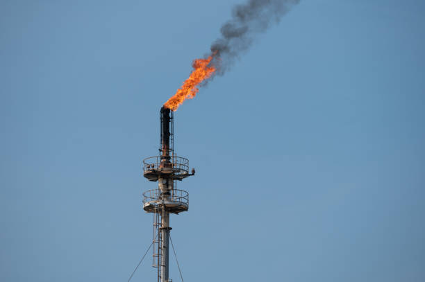 istock Smoke from Oil refinery 1250963064