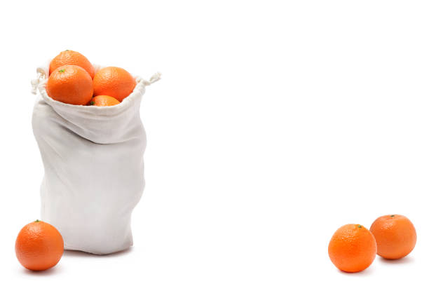 istock Tangerine or Mandarin. Isolated on White Background. 1250965441