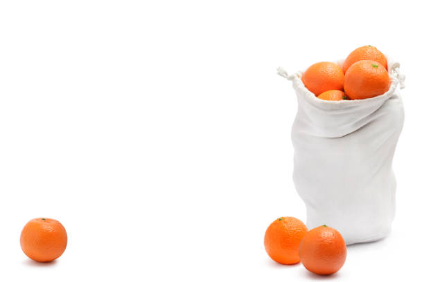 istock Tangerine or Mandarin. Isolated on White Background. 1250965610