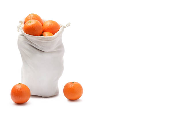 istock Tangerine or Mandarin. Isolated on White Background. 1250966410