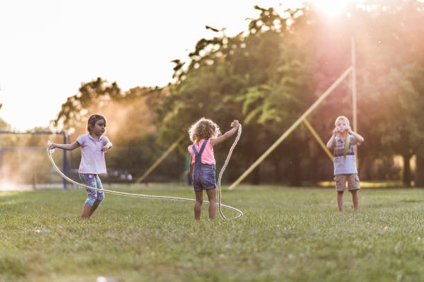 istock Children games in nature 1250967441