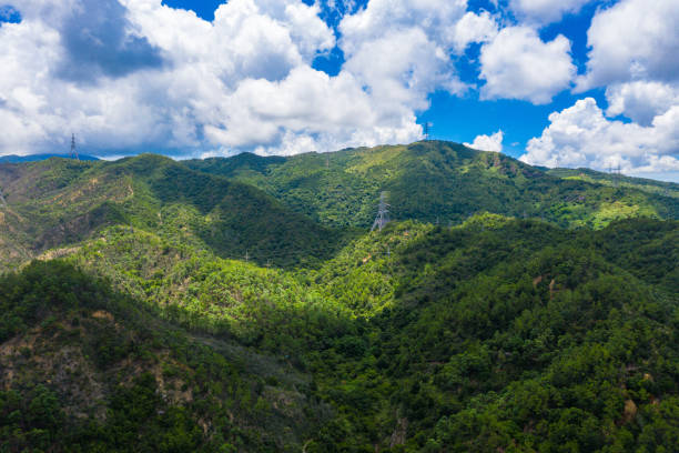 istock Drone view of mountain in Sha Tin, Hong Kong 1250975070