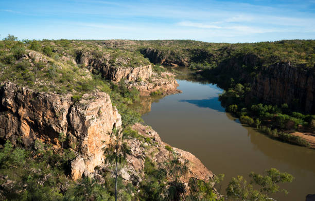 katherine gorge - katherine australia northern territory ravine imagens e fotografias de stock