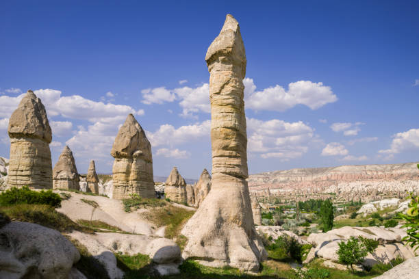 istock Amazing sandstone formations in Cappadocia, Turkey. 1250977609