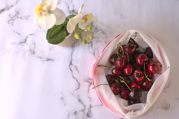 Delicous fresh cherries