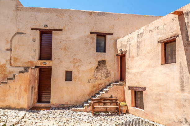 Staircase in the courtyard of the monastery