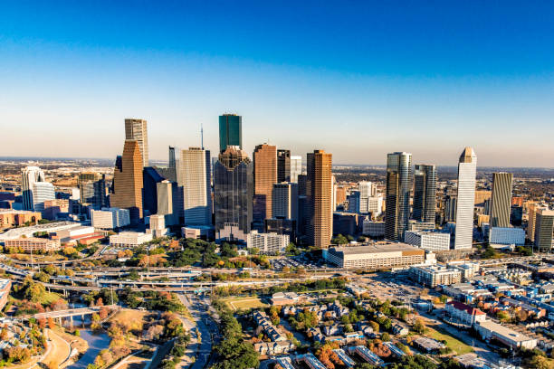 Downtown Houston Aerial View