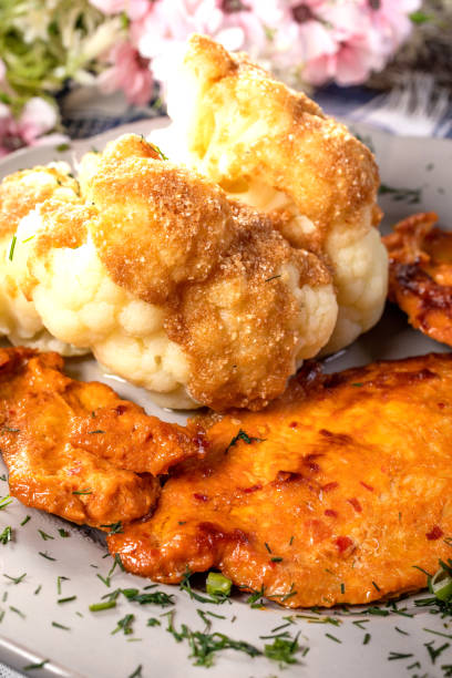 Fried chicken breast.