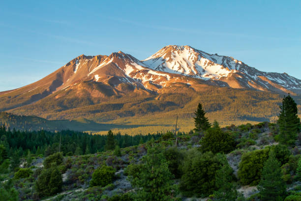 istock Sunset at Mount Shasta, California 1250997351