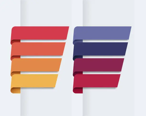 Infographic Ribbon Filter Free infografics steps Vector Images & Graphics | FreeImages