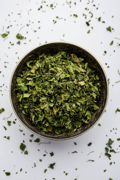 istock Kasoori methi or Dried fenugreek Leaves 1250998528