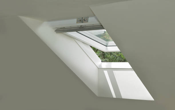 istock Open roof window, Home Renovation, concept 1251010174