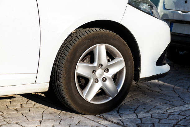 istock A dusty and dirty car rear tire 1251010454