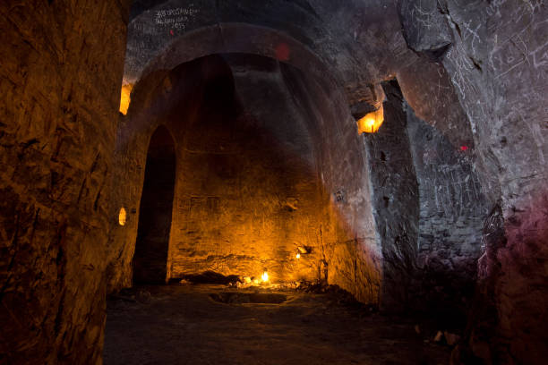 alter Bunker in Duino - Durchgang