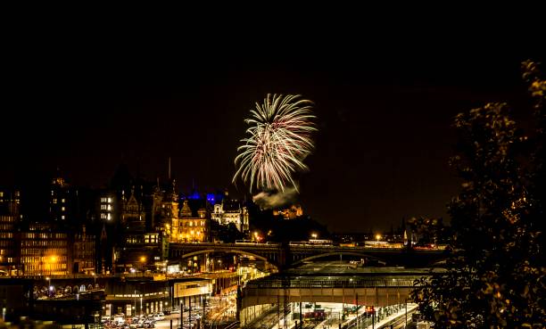 istock Fireworks Over Edinburgh City Center. 1251016593