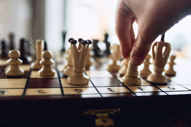 istock A boy plays chess at home during quarantine. Leisure, Hobbies. 1251020327