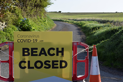 GARDAI made a splash at beaches, parks and beauty spots across the country today as they broke up large crowds and turned people home to ensure compliance with Covid-19 lockdown