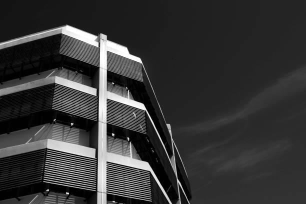 istock Urban architecture in black and white 1251022840