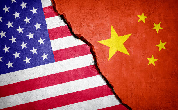 istock USA and China conflict concept image. 1251037816