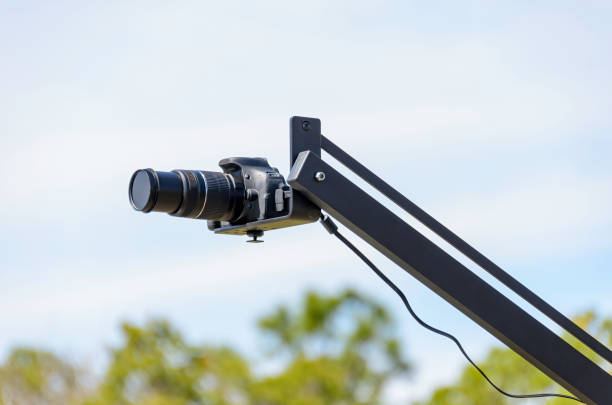 istock dslr camera and boom filming motorcycle event 1251044267