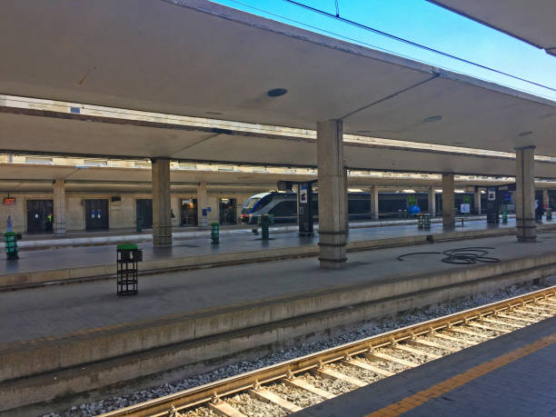 istock Train Platform at Train Station in Italy 1251047052