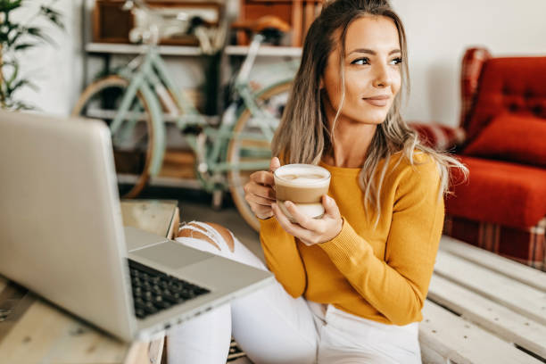 istock Young woman at home 1251047991