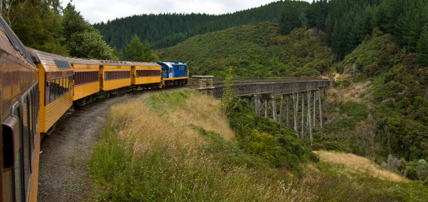istock The Taieri Gorge Railway (TGR) is a railway line and tourist train operation based at Dunedin Railway Station in the South Island of New Zealand. The railway is a council-controlled trading organisation operated by a trust owned jointly by the Dunedin Cit 1251064216