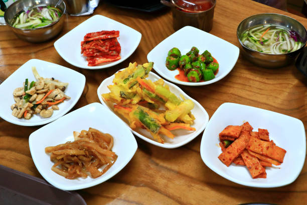 istock Side dishes, kimchi, side plants, hansang, 1251080481