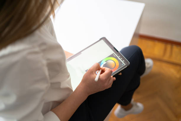 istock Young woman hands holding a digital tablet in the hands 1251083792