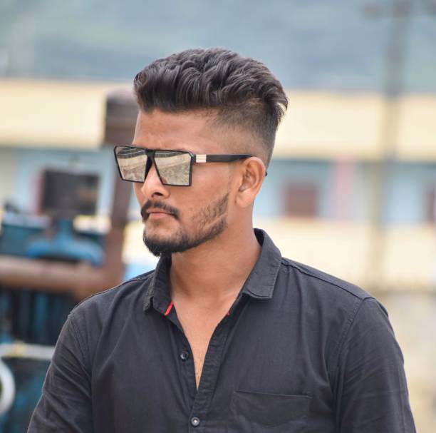 A Model Having A Trendy Hairstyle With Stylish Beard Stock Photo - Download Image Now - iStock A Model Having A Trendy Hairstyle With Stylish Beard Stock Photo - Download Image Now - iStock