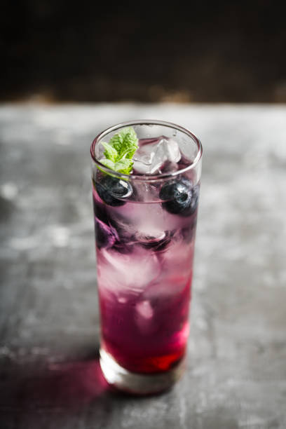 istock Colorful blueberry cocktail 1251087869