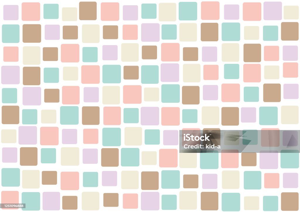 Irregular Squares Pattern Irregular Square Pattern Background Mosaic Tiles Stock Illustration ...