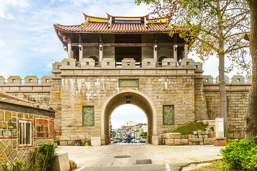North gate of ancient kinmen city in taiwan