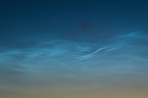 Electric blue: noctilucent clouds (NLC) in the night sky