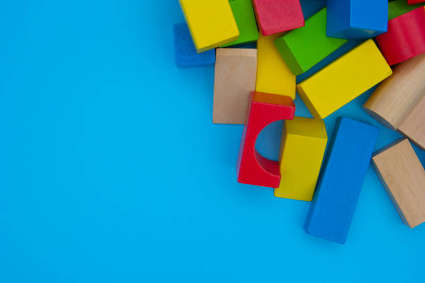 istock Colorful Wooden Blocks 1251100787