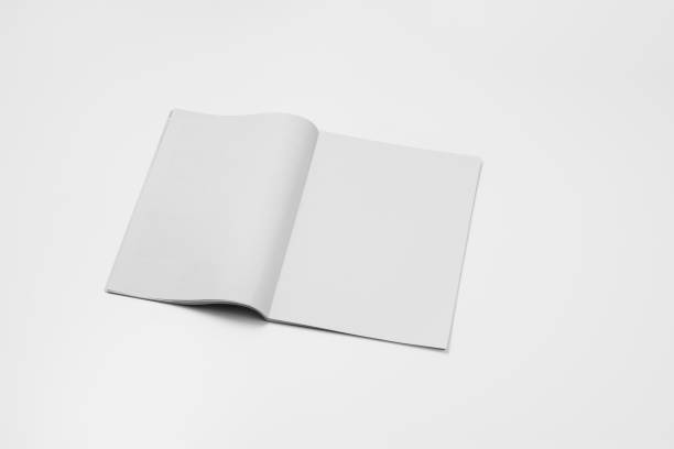 istock Mock-up magazine, newspaper or catalog isolated on white background. 1251104006